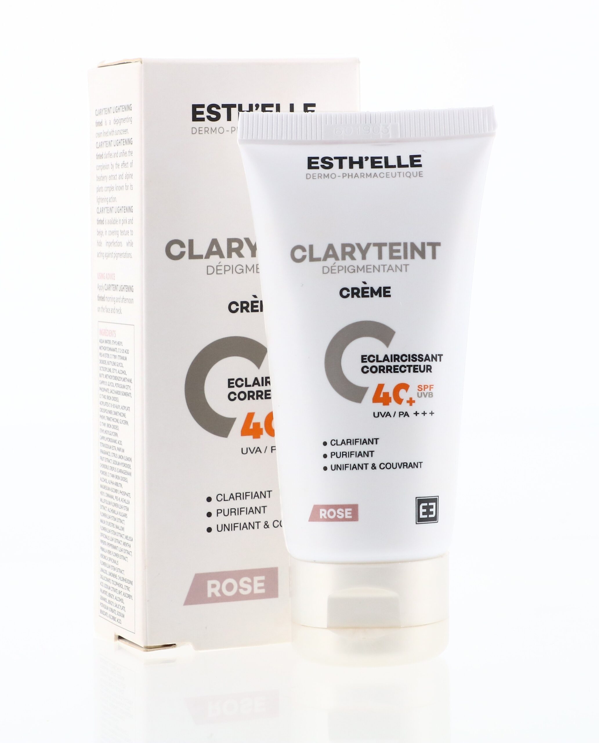 ESTHELLE ECRAN CLARYTEINT ROSE 1 esthelle ecran claryteint rose