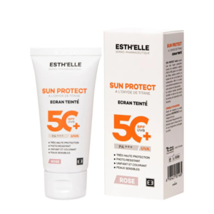 esthelle sun protect ecran teinte rose spf gr