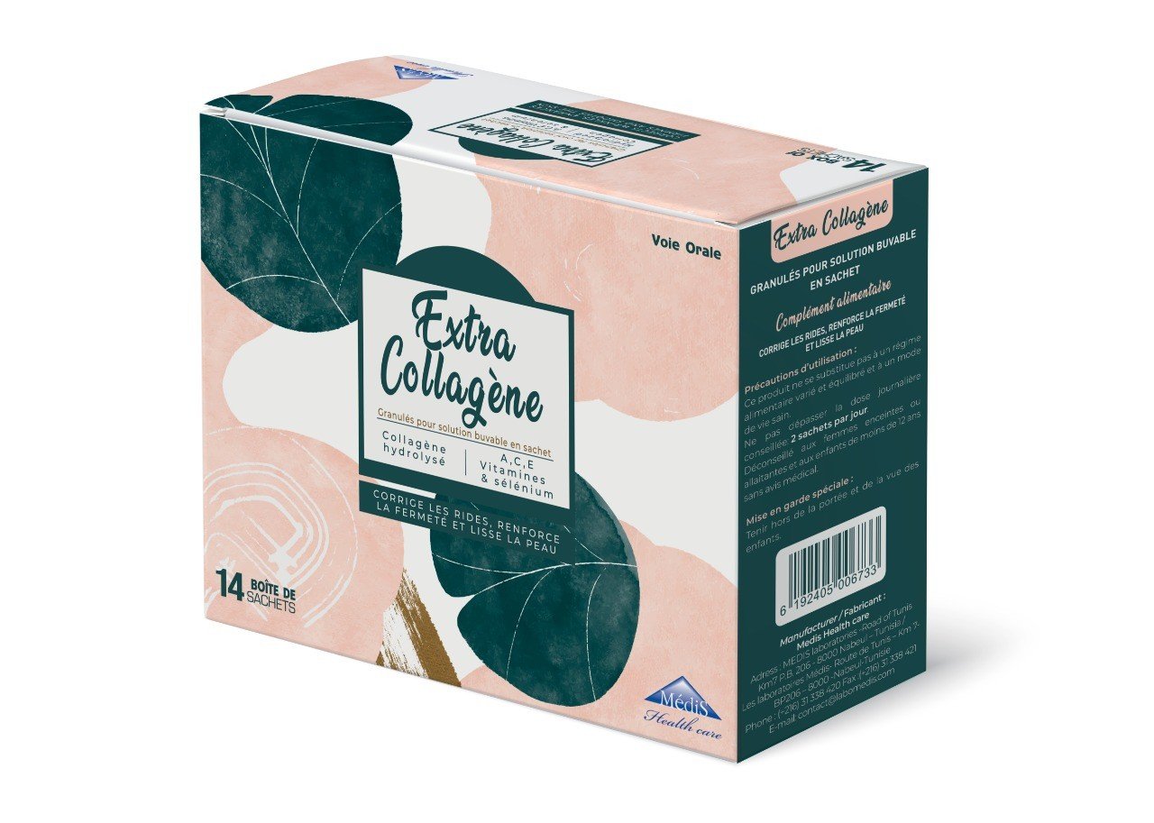 EXTRA COLLAGÈNE BOITE DE 14 SACHETS 1 extra collagene boite de sachets