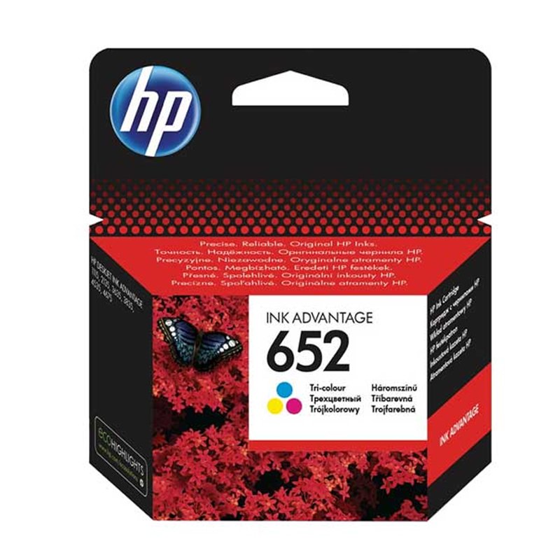 Cartouche Original Jet d'encre HP 652 - Trois Couleurs 1 fvae