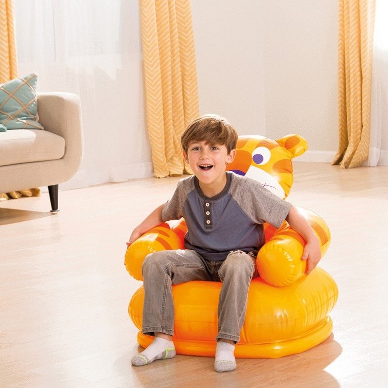 Fauteuil Gonflable INTEX 68556NP Happy Animal - Jaune 4 fauteuil gonflable intex np happy animal jaune