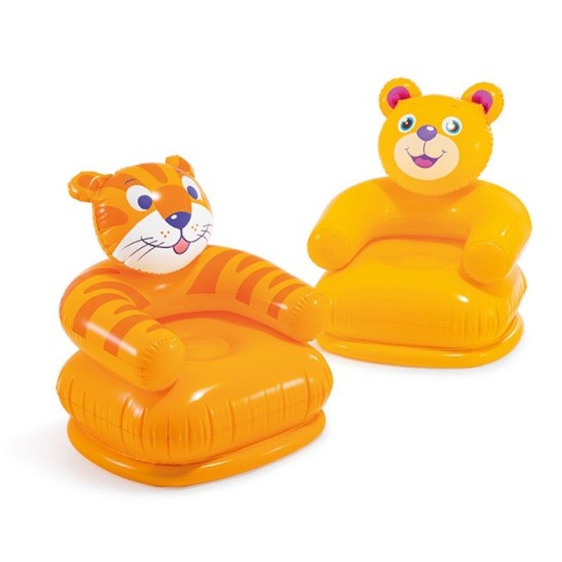 Fauteuil Gonflable INTEX 68556NP Happy Animal - Jaune 1 fauteuil gonflable intex np happy animal jaune