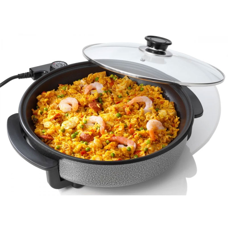 Poêle Électrique TRISTAR PZ-2963 Avec Couvercle 30 cm 1500W - Noir 2 fe lambarg copie
