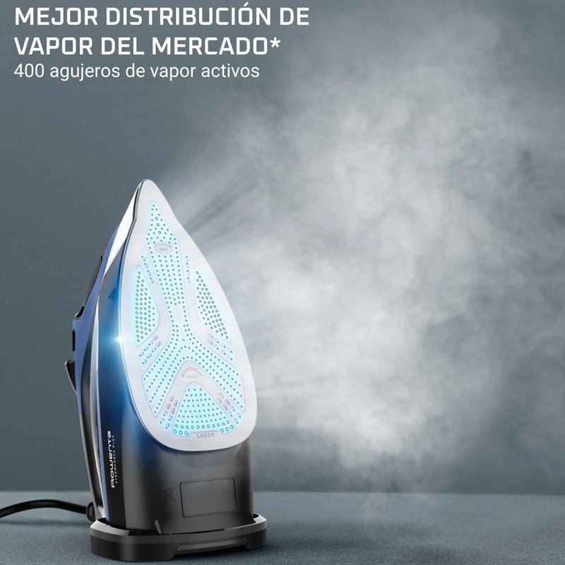 Fer à Repasser Manuel ROWENTA DW9411D1 Steamforce 3000W - Noir&Bleu 4 fer repasser manuel rowenta dwd steamforce w noir bleu