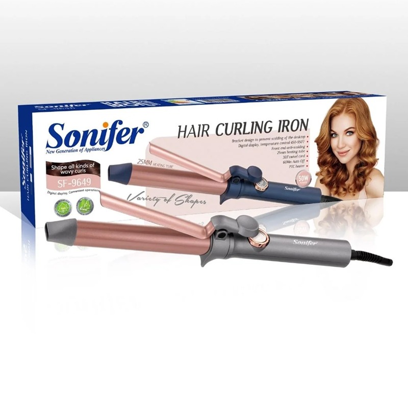 Fer à Boucler SONIFER SF-9649 50W - Bleu 3 fer a boucler sonifer sf w bleu