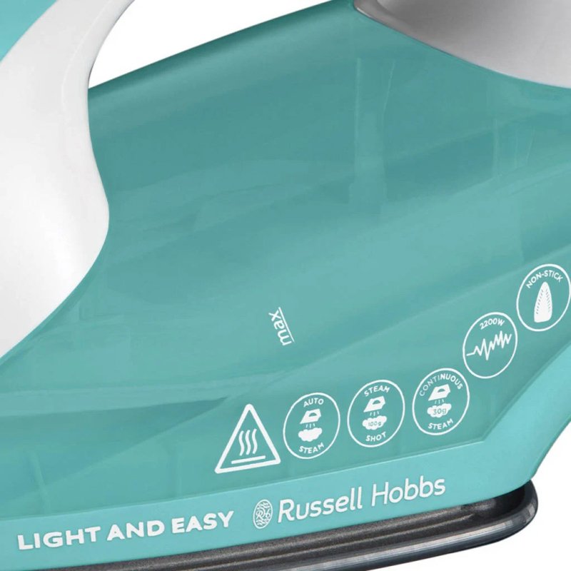Fer à Repasser RUSSELL HOBBS Light And Easy 2400W - Bleu 5 fer a repasser russell hobbs light and easy w bleu