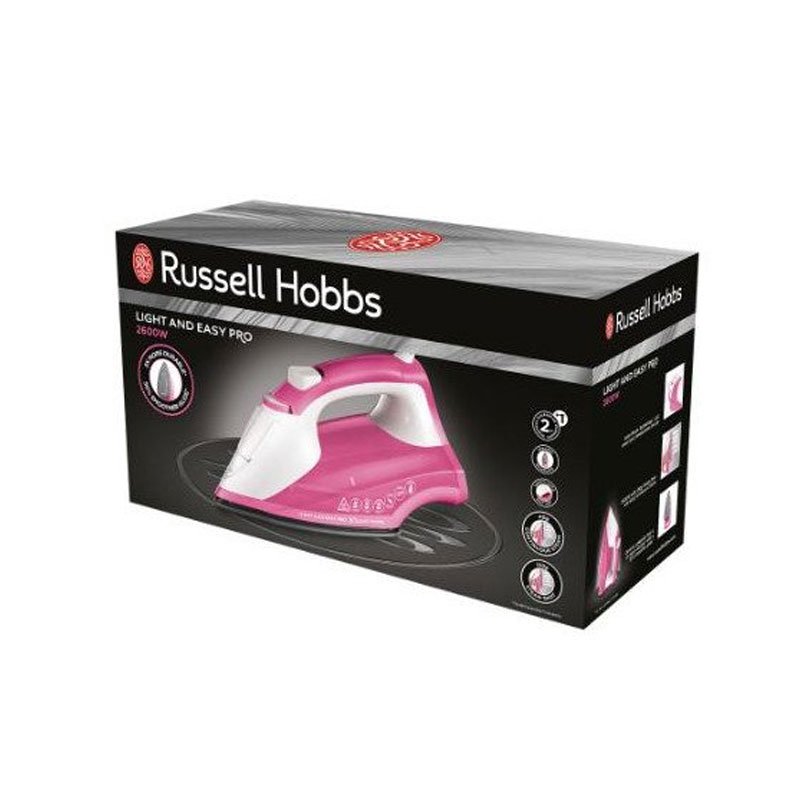 Fer à Repasser RUSSELL HOBBS Light&Easy Pro - Rose 8 fer repasser russell hobbs light easy pro rose