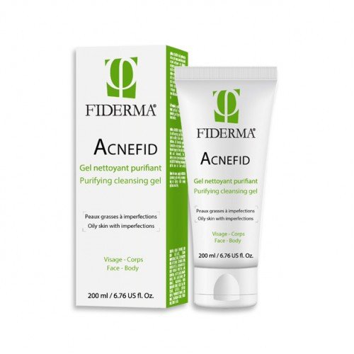 FIDERMA ACNEFID GEL NETTOYANT PURIFIANT PEAUX GRASSES 200ML 1 fiderma acnefid gel nettoyant purifiant peaux grasses ml