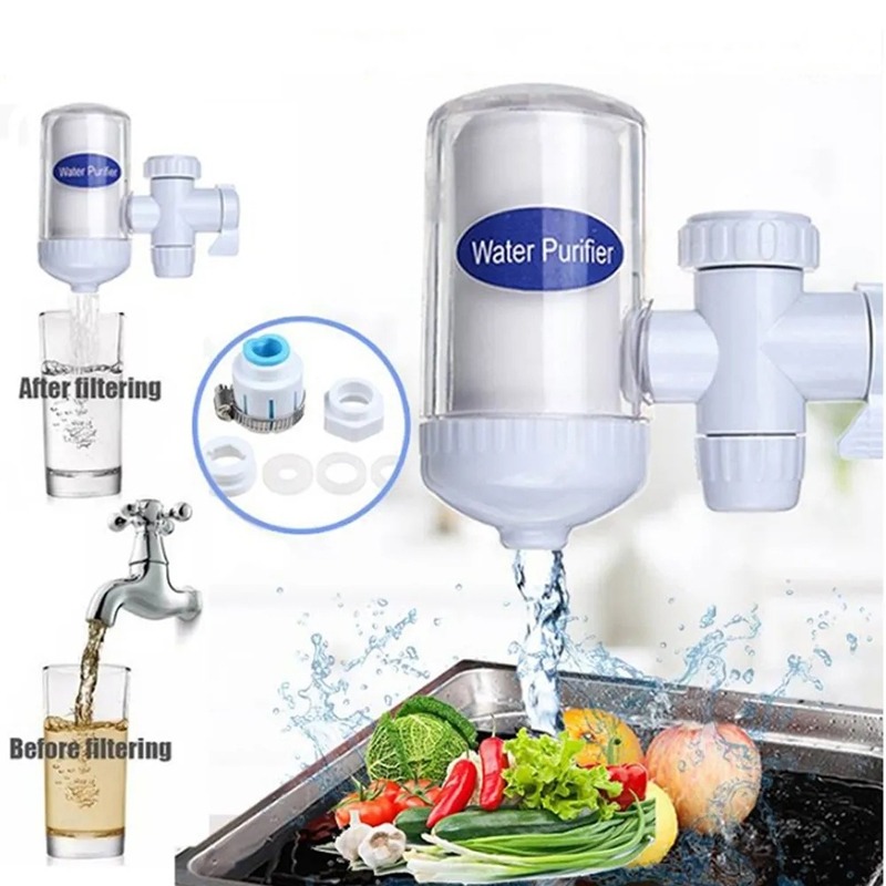 Filtre Purificateur D'Eau Pour Robinet - Blanc 1 filtre purificateur d eau pour robinet blanc