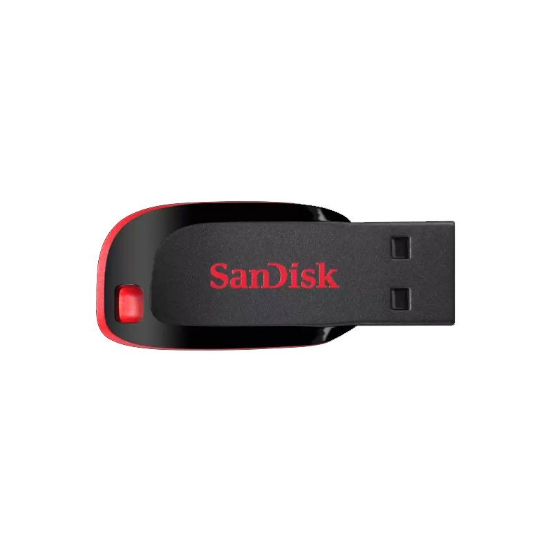 Clé USB SANDISK Cruzer Blade 16Go USB 2.0 - Noir & Rouge 3 flash disque sandisk cruzer blade go noir rouge