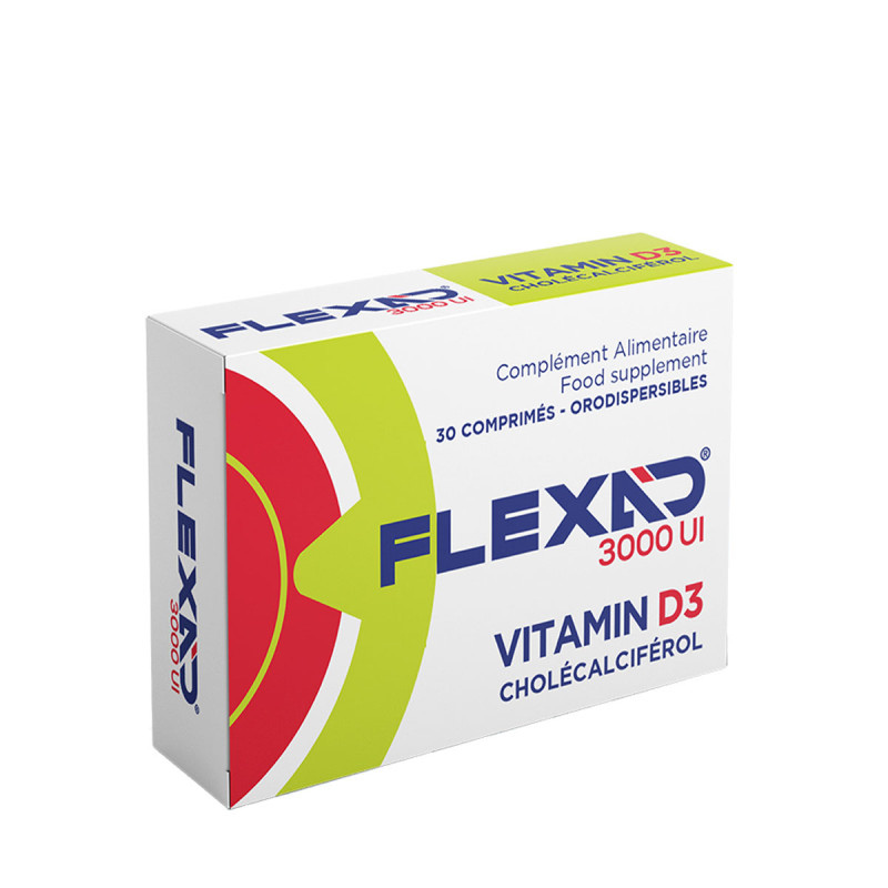 FLEXAD 3000 UI VITAMIN D3 30 COMPRIMES 1 flexad ui vitamin d comprimes