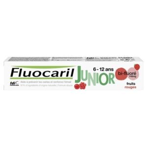 fluocaril junior ans dentifrice fruits rouges ml