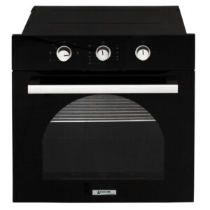 four electrique encastrable star one a sf noir et inox