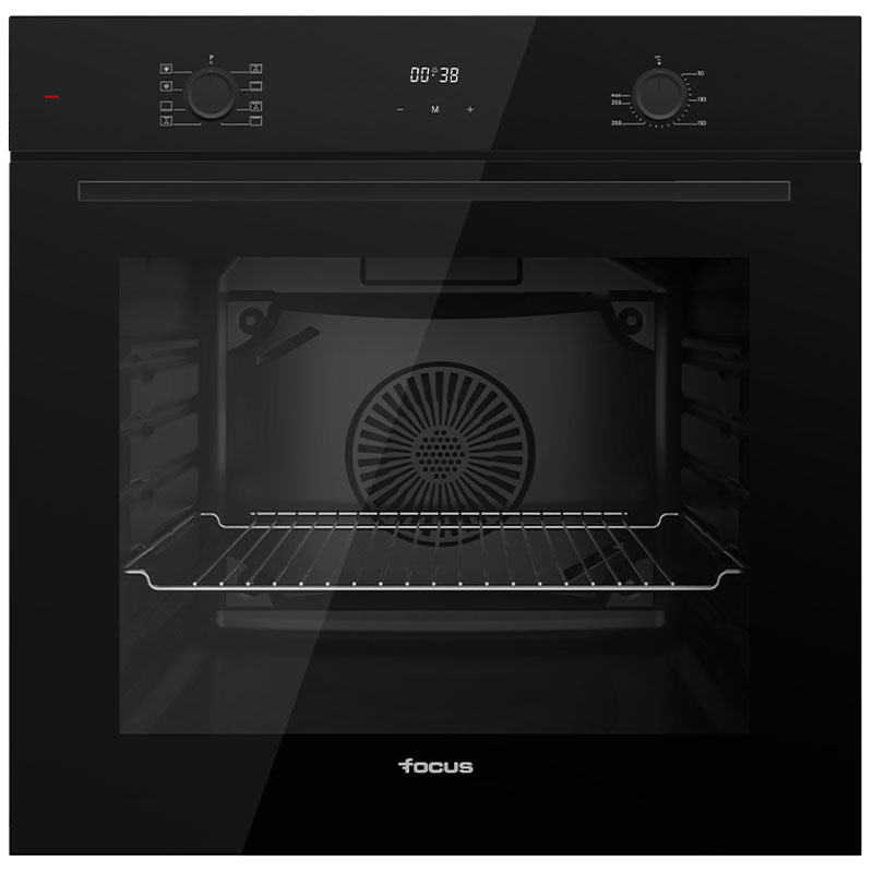 Four Encastrable FOCUS F521B 60cm - Noir 1 four encastrable lectrique focus fb cm litres noir