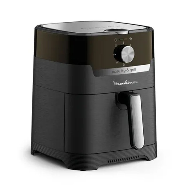 Friteuse Sans Huile 2EN1 MOULINEX Air Fry & Grill 4.2L + Moule En Silicone 2 friteuse sans huile en moulinex air fry grill w noir