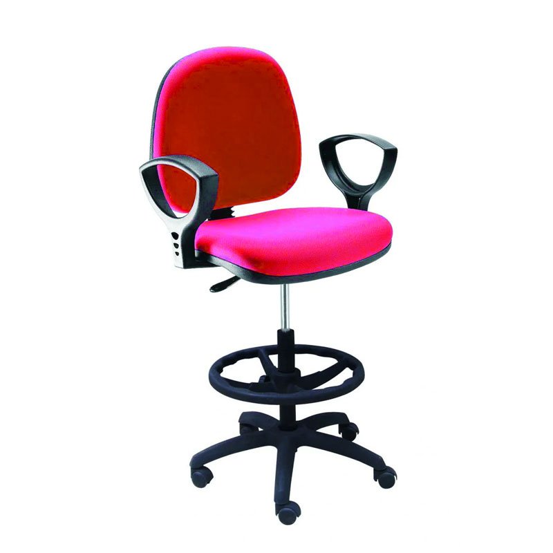 Chaise Atelier Bologne Avec Accoudoirs - Rouge (GD-0000251-AR) 1 gd ar