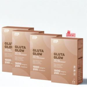 gluta glow suspension buvable anti age eclaircissant sticks le eme offert
