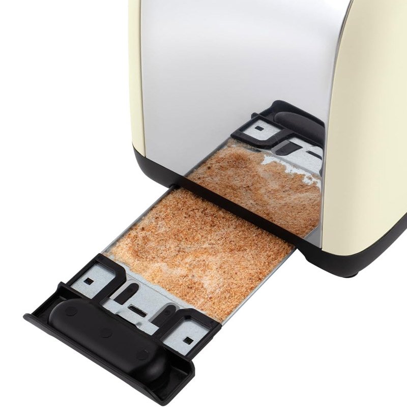 Grille Pain RUSSEL HOBBS Colours Plus 26551-56 1670W - Crème 3 grille pain russel hobbs colours plus w cr me