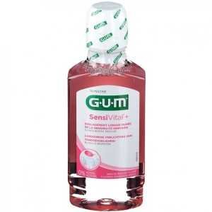 GUM BAIN DE BOUCHE SENSIVITAL 300ML 3 gum bain de bouche sensivital ml