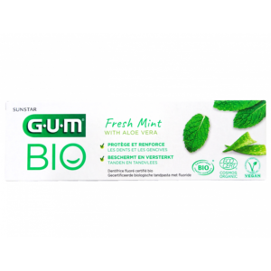 gum bio dentifrice fresh mint with aloe vera ml
