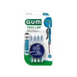 GUM BROSSETTES TRAVELER FINE CONIQUE BTE DE 4 (1614) 4 gum brossettes traveler fine conique bte de
