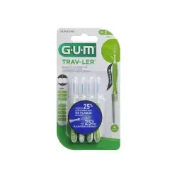 GUM BROSSETTES TRAVELER ULTRA FINE CONIQUE B/4 (1414) 4 gum brossettes traveler ultra fine conique b