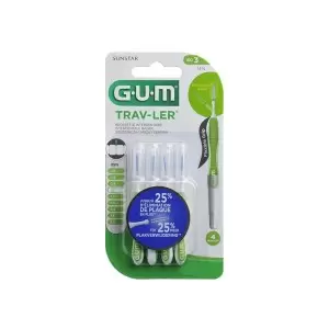 GUM BROSSETTES TRAVELER ULTRA FINE CONIQUE B/4 (1414) 3 gum brossettes traveler ultra fine conique b