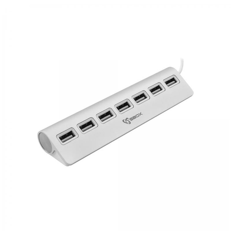 HUB USB SBOX H-207 7 ports - Silver 1 h