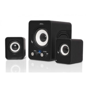 haut parleur filaire advance speaker w noir