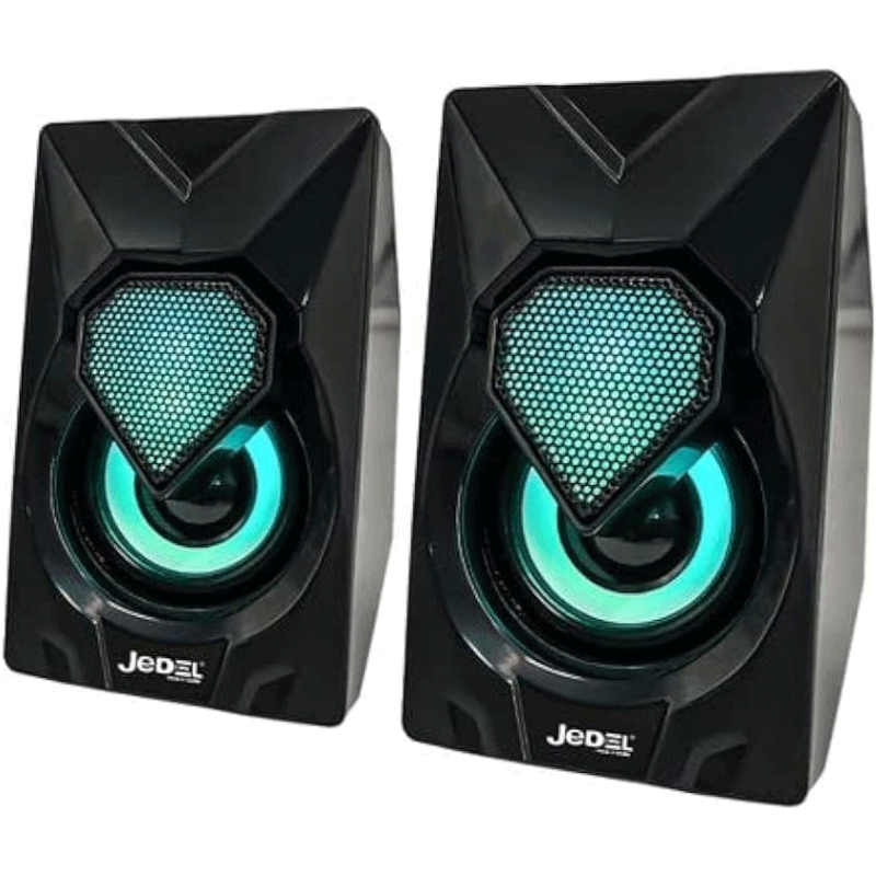 Haut Parleur Filaire JEDEL S-502 USB RGB - Noir 1 haut parleur filaire jedel s usb rgb noir p