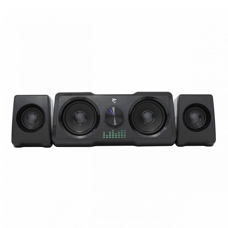 Haut parleur Gamer 2.2 WHITE SHARK Mood RGB - Noir 1 haut parleur gamer white shark mood rgb noir a