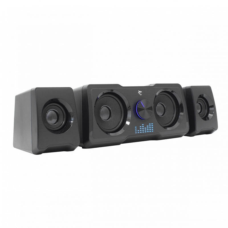 Haut parleur Gamer 2.2 WHITE SHARK Mood RGB - Noir 2 haut parleur gamer white shark mood rgb noir c