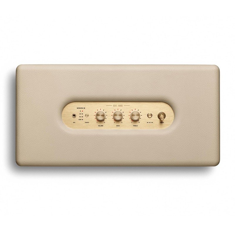 Haut Parleur MARSHALL WOBURN III Bluetooth - Crème 4 haut parleur marshall woburn iii bluetooth creme