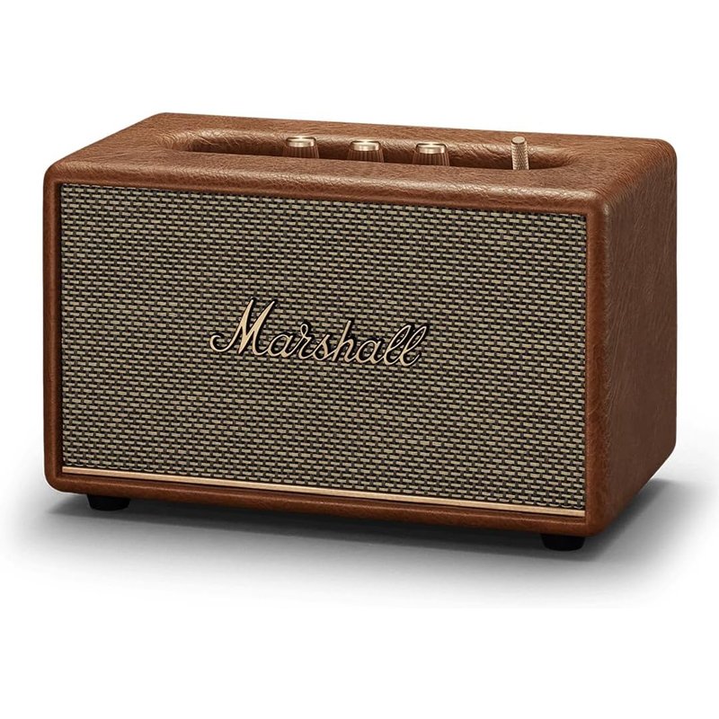 Haut Parleur Sans Fil MARSHALL Acton III Bluetooth - Marron 3 haut parleur sans fil marshall acton iii bluetooth marron