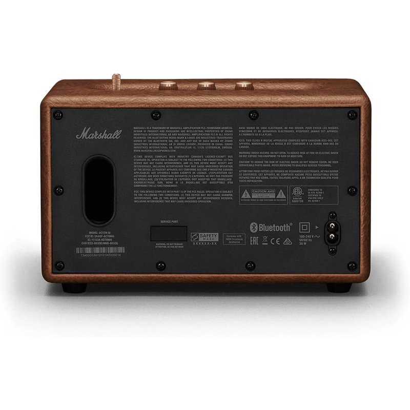 Haut Parleur Sans Fil MARSHALL Acton III Bluetooth - Marron 5 haut parleur sans fil marshall acton iii bluetooth marron
