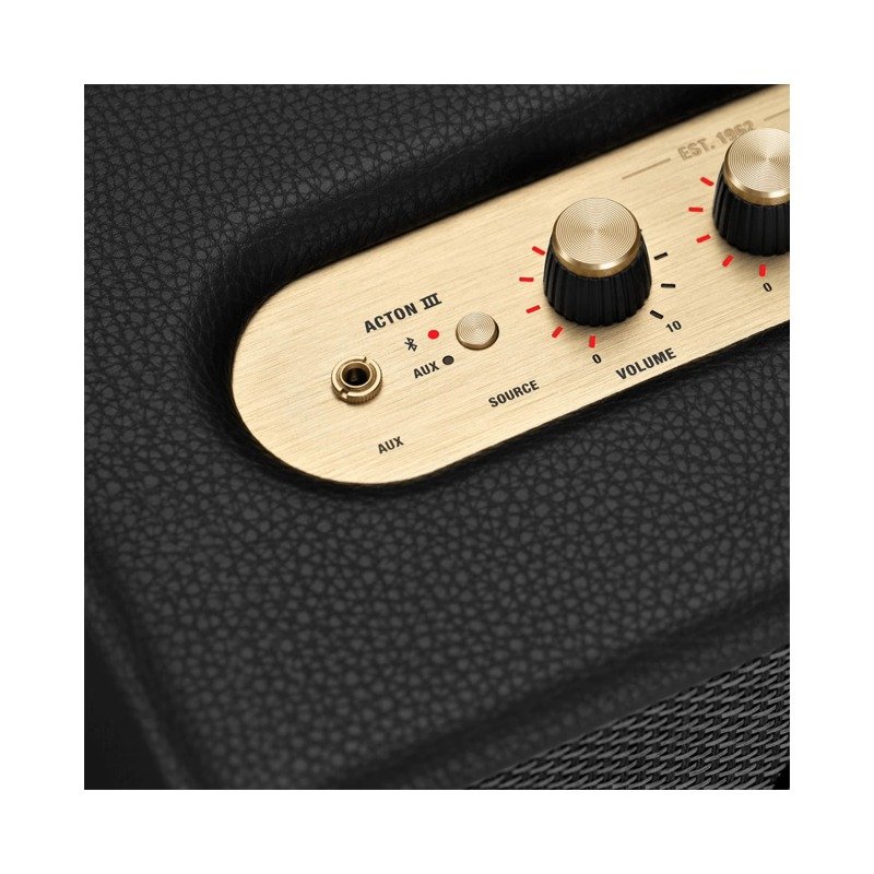 Haut Parleur Sans Fil MARSHALL Acton III Bluetooth - Noir 4 haut parleur sans fil marshall acton iii bluetooth noir
