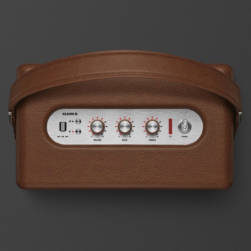Haut Parleur Sans Fil MARSHALL Kilburn III Bluetooth - Brown 4 haut parleur sans fil marshall kilburn iii bluetooth brown