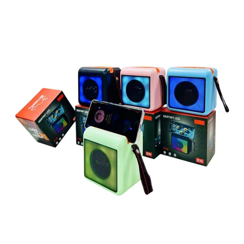 Haut Parleur T14 Sans Fil 8 W Avec Support Téléphone - Vert 2 haut parleur t sans fil w avec support telephone vert s
