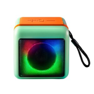 haut parleur t sans fil w avec support telephone vert z