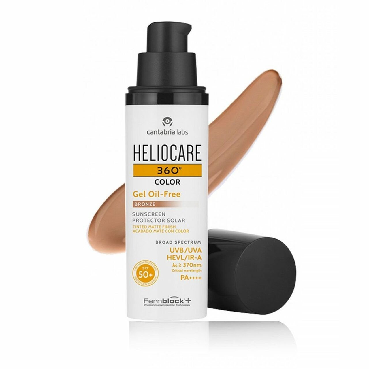 HELIOCARE 360° GEL OIL FREE SPF50+ BRONZE 50ML 1 heliocare gel oil free spf bronze ml
