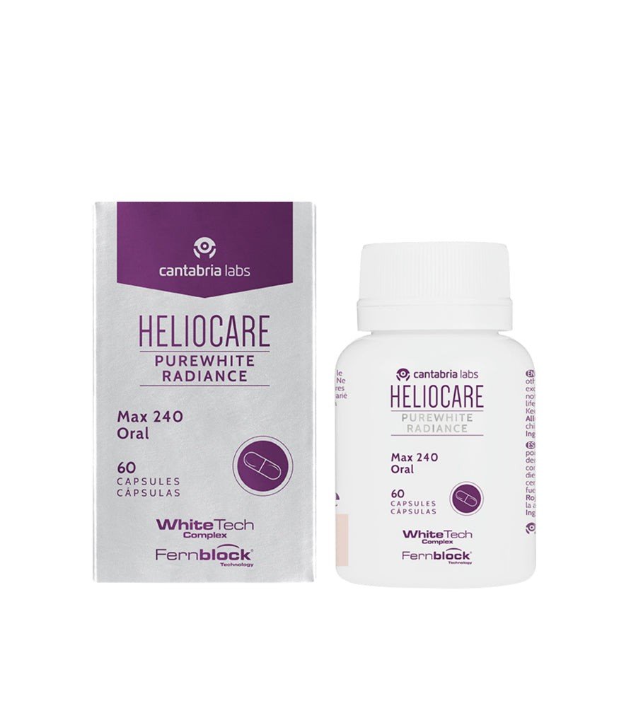 HELIOCARE PURE WHITE RADIANCE 240MG FERNBLOCK 60 CAPSULES 1 heliocare pure white radiance mg fernblock capsules