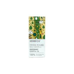 HERBEOS HUILE ESSENTIELLE MENTHE POIVREE 5ML 2 herbeos huile essentielle menthe poivree ml