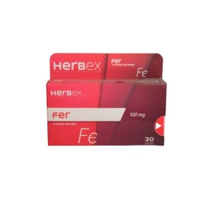 HERBEX FER 100MG 30 GELULES 3 herbex fer mg gelules