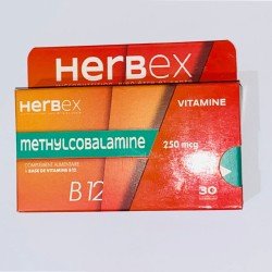 HERBEX METHYLCOBALAMINE 250MCG 30 COMPRIMES 2 herbex methylcobalamine mcg comprimes