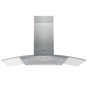 hotte decorative ariston ahgcflbx cm inox f