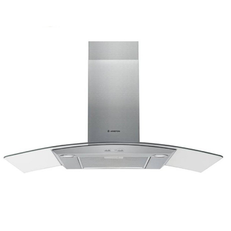Hotte Decorative ARISTON AHGC97FLBX 90cm - Inox 1 hotte decorative ariston ahgcflbx cm inox f