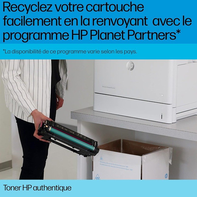 Toner Laser ORIGINAL HP 201X À Haute Capacité - Noir (CF400X) 2 hp x toner laserjet noir