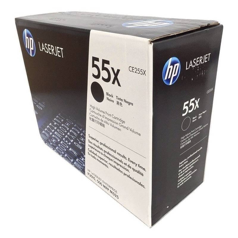 Toner Original HP 55X - Noir (CE255X) 4 hp toner dorigine x noir tunsie