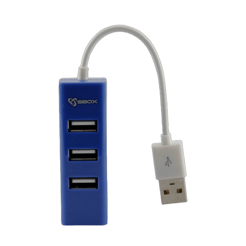 Hub SBOX H-204 USB 2.0 4 Ports - Bleu 2 hub sbox usb ports bleu