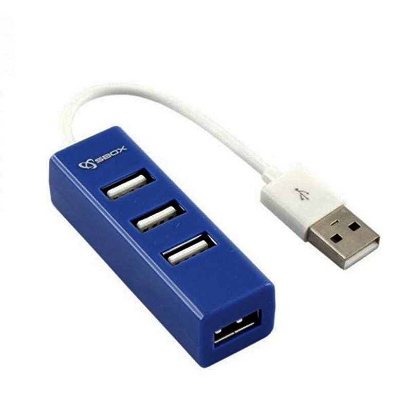 Hub SBOX H-204 USB 2.0 4 Ports - Bleu 1 hub sbox usb ports bleu